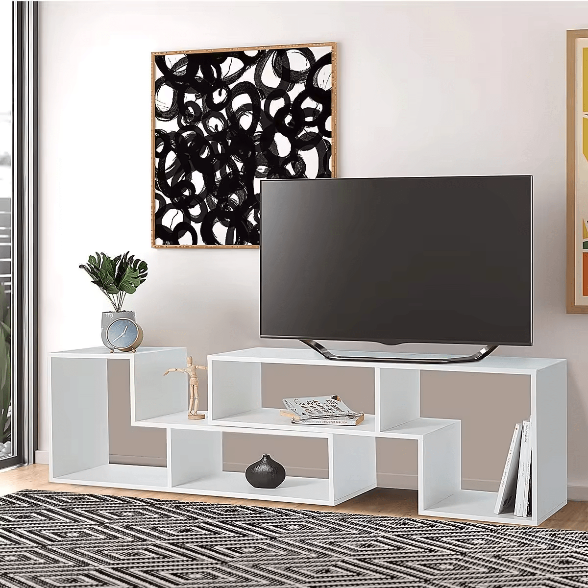 White TV Table